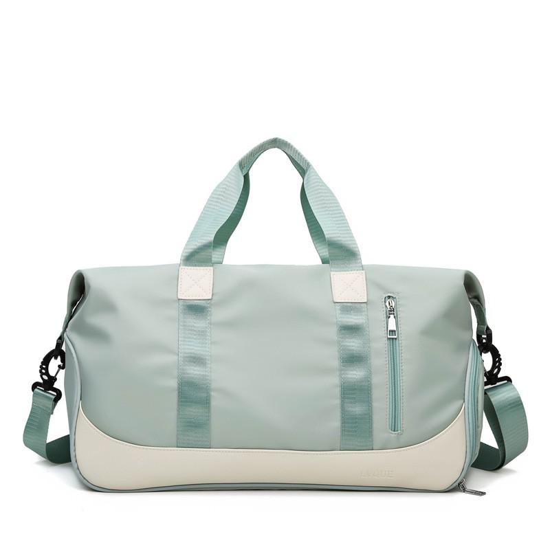 Moda duża torba podróżna kobiety kabina Tote Bag torebka nylonowa wodoodporna torba na ramię kobiety weekendowa torba na siłownię kobieta: Style 2 Green