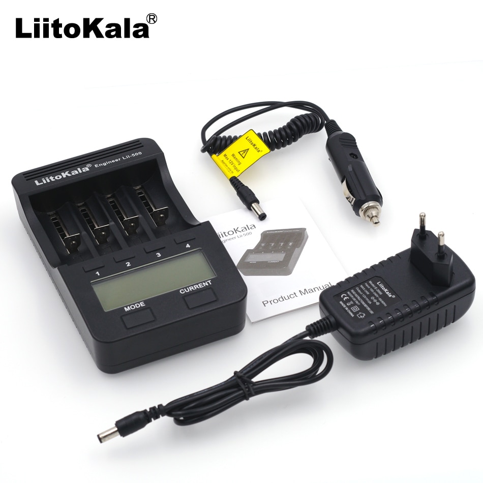 Liitokala Lii-100 500 LCD 3.7 V 18650 18350 18500 16340 17500 25500 10440 14500 26650 1.2 V AA AAA NiMH lithium batterij Oplader