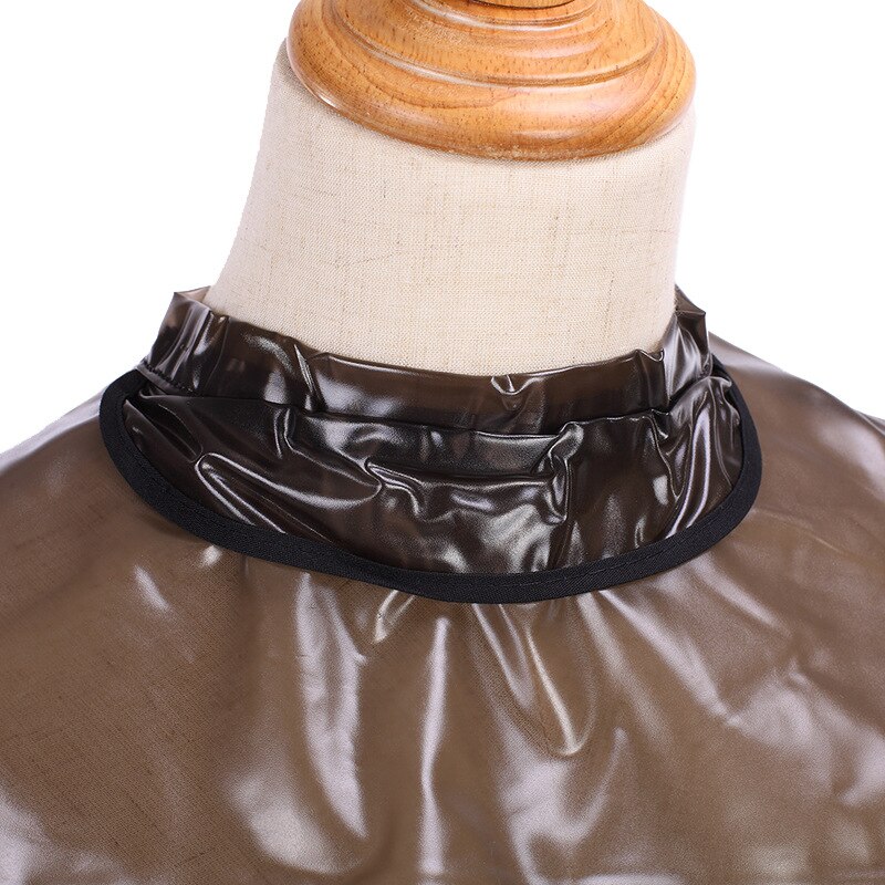 Cape de coloration imperméable pour coupe de cheveux, en tissu, pour salon de coiffure, teinture, huile de cuisson, outil de coiffure