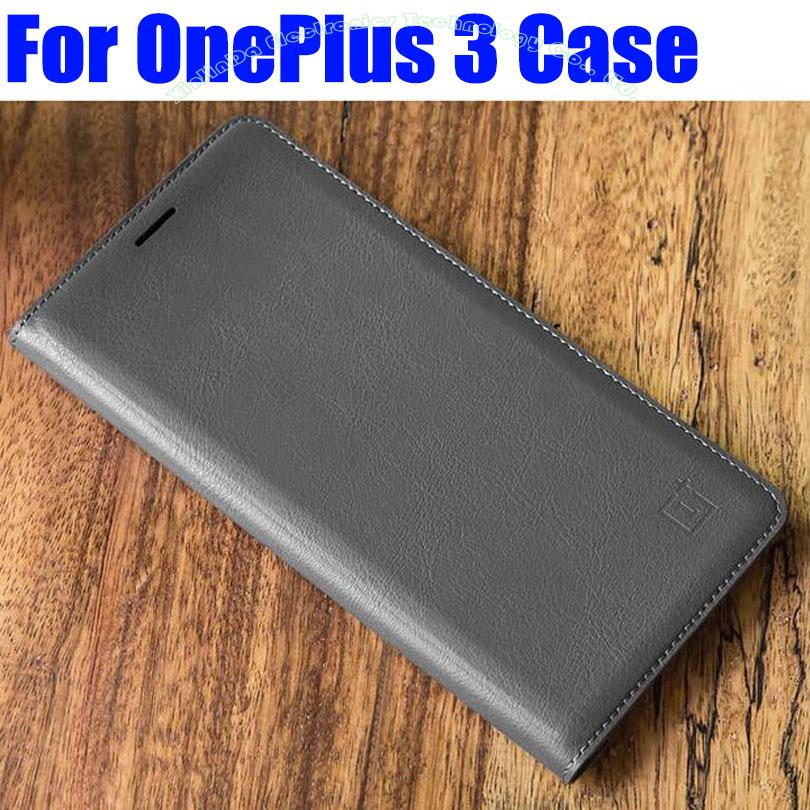 Para ONEPLUS 3 3T Funda de cuero de PU de lujo de la mejor para OnePlus3 3T activación inteligente UP/Sleep + Protector de pantalla OP01