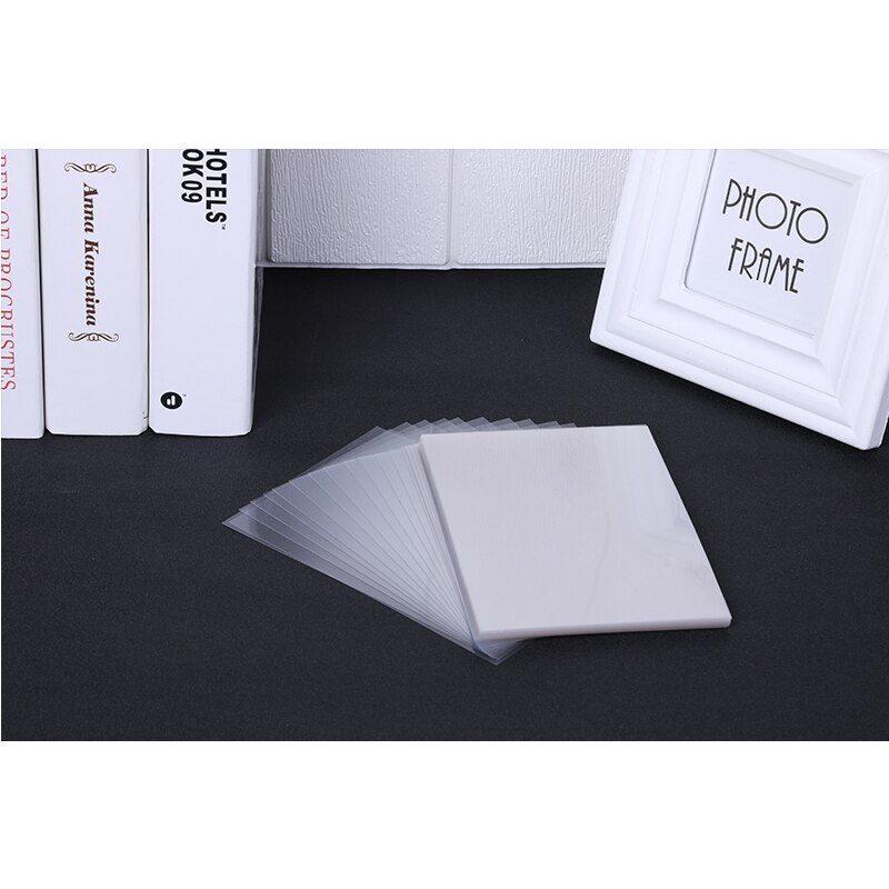 Láminas de plástico transparente para álbum de recortes, láminas de PVC para manualidades, tarjetas agitadoras hechas a mano, accesorios para marcos de fotos, , 50 unids/lote