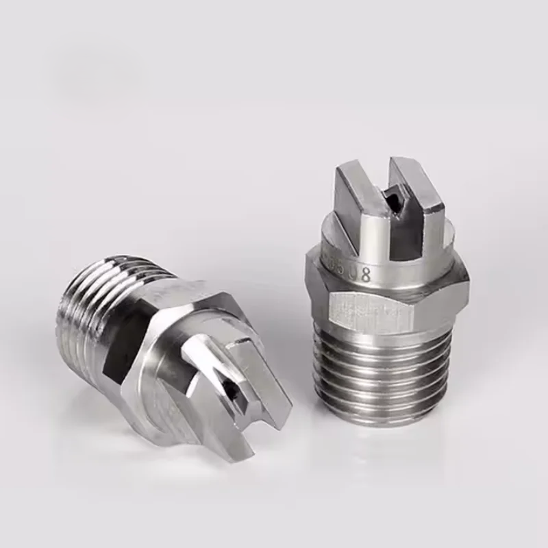 1/4 BSPT Hvv Standard Veejet Flat fan Water Spray Nozzles High Impact High pressure stainless steel