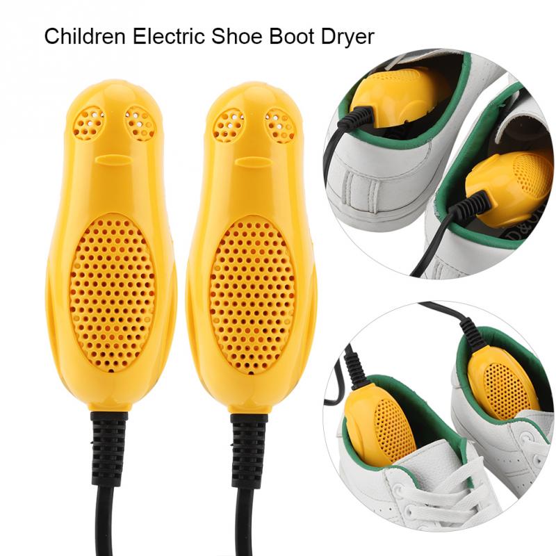 10W Elektrische Kinder Schuh Boot Trockner Wärmer Deodorant Gerät Fuß Schutz 220V EU Stecker für Kinder Schuh