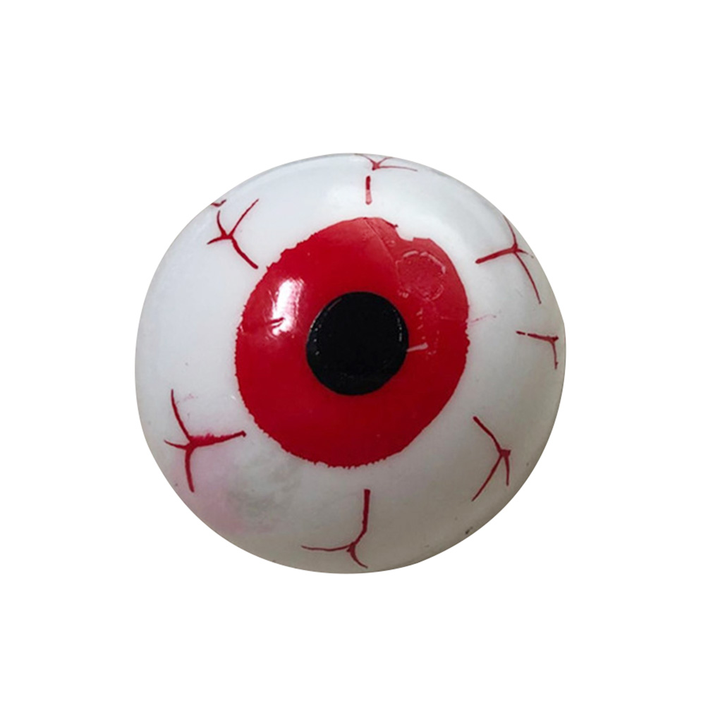 Oranje Tomaat Eye Shape Rubber Antistress Reliever Knijpt Bal Grappige Spelen Speelgoed: Eye