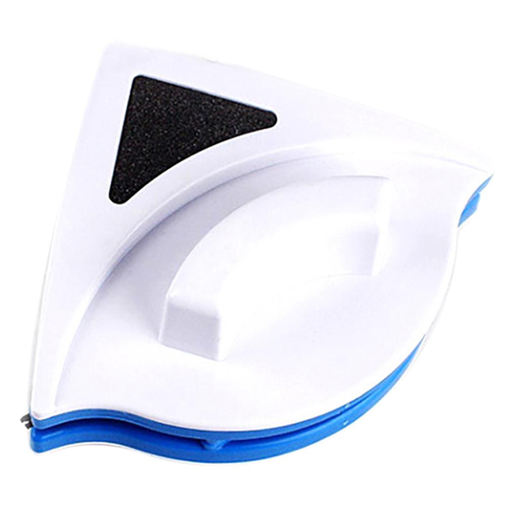 Portable Home Window Wiper Glass Cleaner Tool Double Sided Magnetic Brush Glass Cleaning Brush for Home Window Cleaner: Blue 3-10cm