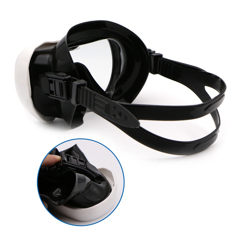 Máscara de mergulho que não embaça, snorkel de silicone com óculos antiembaçante, equipamento de pesca para adultos
