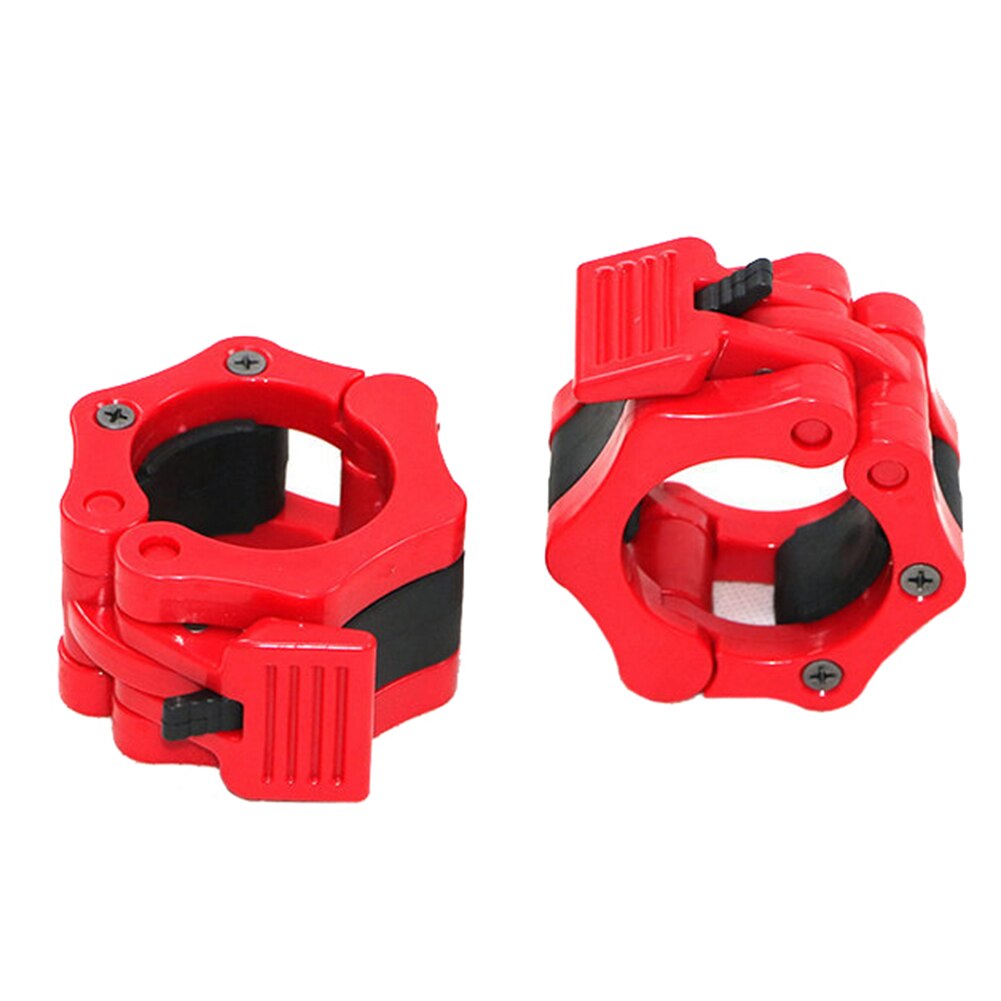 2Pcs 50mm Barbell Collar Locking Clip Clamp Quick Release Bar Gym Fitness Buckle