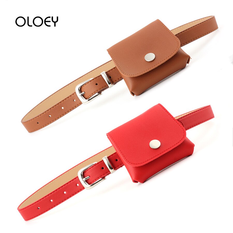 fanny Pack einfarbig Pu Leder Schulter Taille Taschen Gürtel Frauen Telefon Beutel lässig Weibliche Bote Brust Tasche Sack