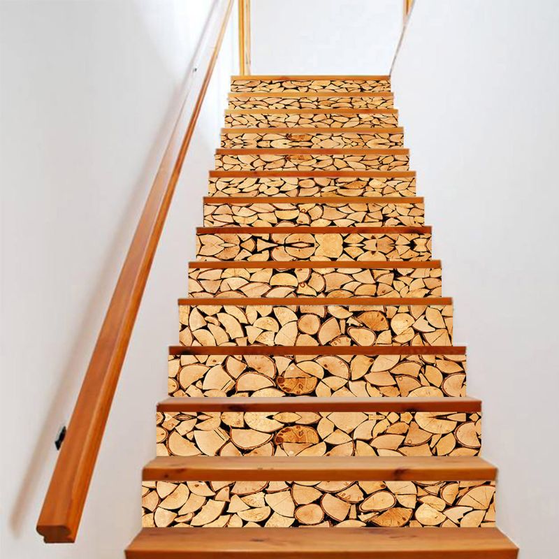 13pcs/set 3D Stair Riser Floor Stickers Waterproof Removable Self Adhesive DIY Stairway Decals Murals Home Decor