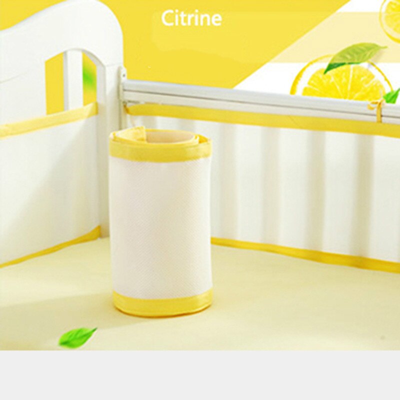Baby Bed Bumper Ademend Mesh Wieg Protector Baby Beddengoed Set Doek Om De Cot Voor Alle Size Wieg Zuigeling Veilig hek