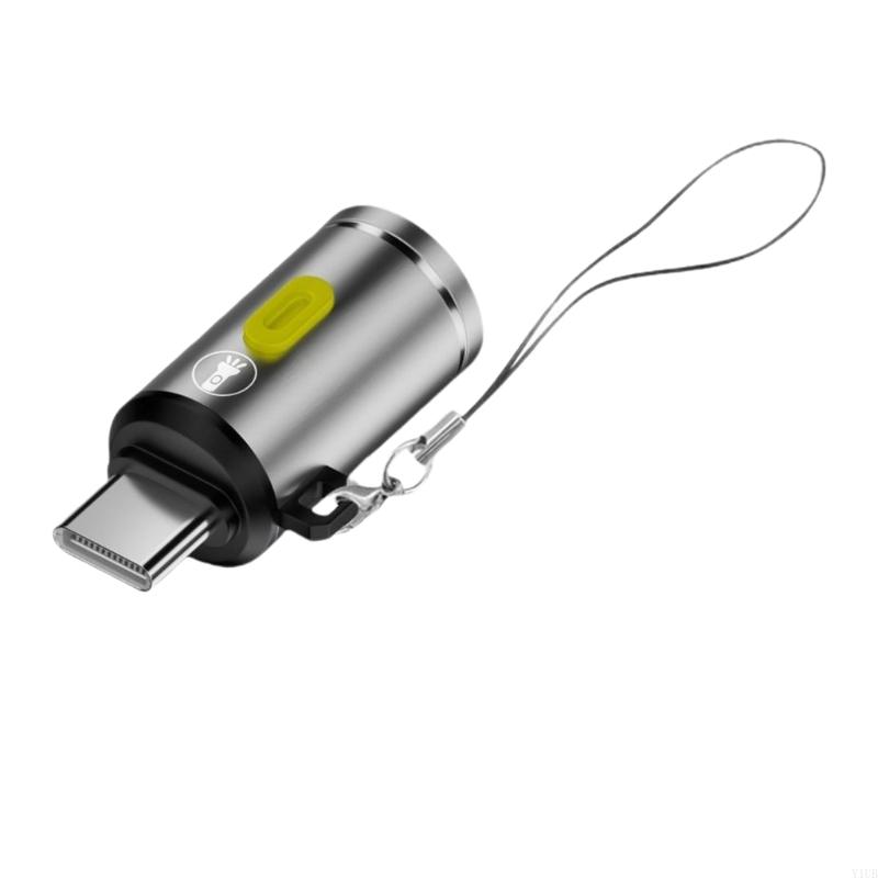 652F Compactly Mini Type C Flashlight For Camping Hiking And Emergency Use Directly To PowerBanks Or: Red