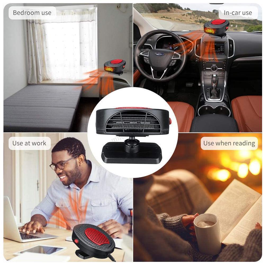 Calentador de invierno para coche 150W12V, piezas de Descongelador, ventilador interior, y popular
