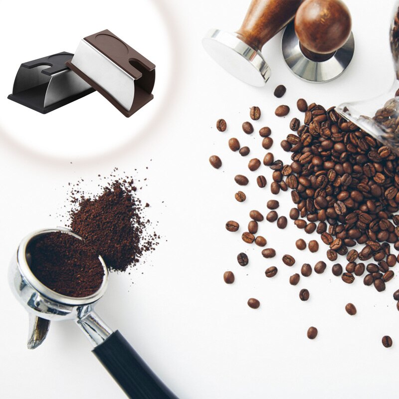 Espresso Koffie Temper Stand Rvs Aanstampen Stand Voor Koffie Machine En Koffie Sabotage Opslag Base Met Siliconen Mat