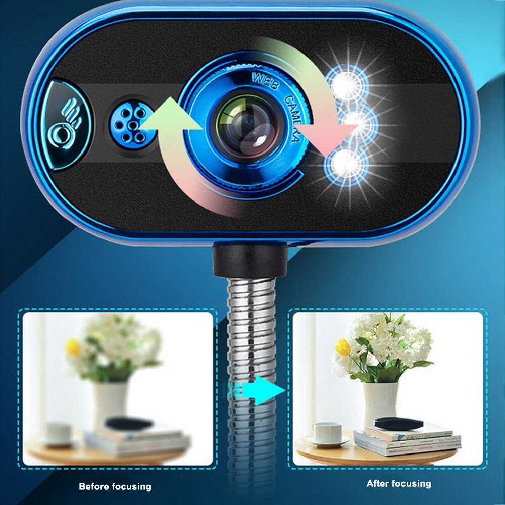 USB Mini Camera Built-in Microphone High-end Video Call Computer Peripheral Web Camera PC video Conference