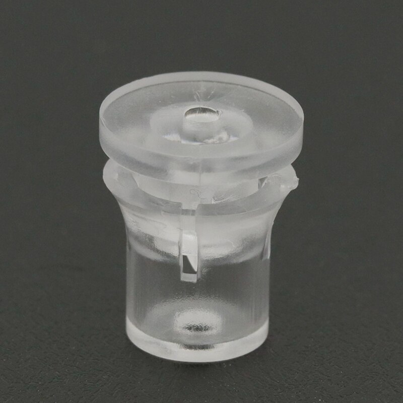Plastic Transparante Reclame Nagel Glas Nagel Beugel Onzichtbare Plastic Screw Transparante Schroef 100 Stks/partij