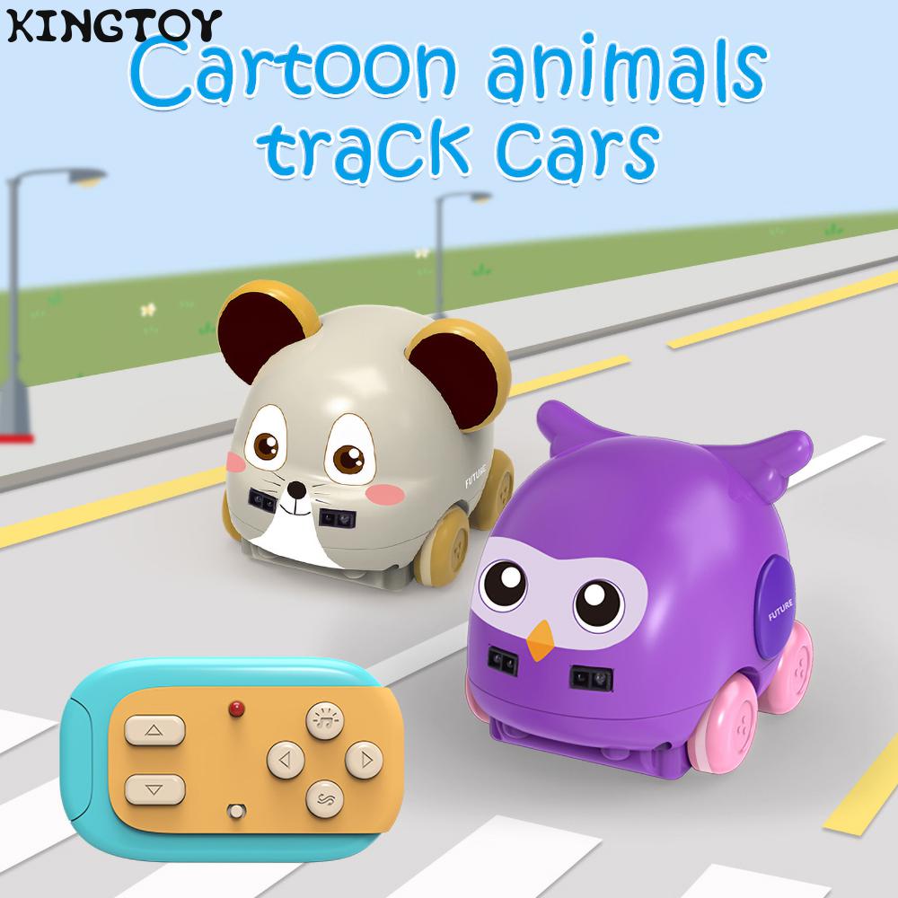 Mini Rc Animal Rc Car Hand Control Induction Track Rotation Following Me Model Electric Cute RC Toys KT2995