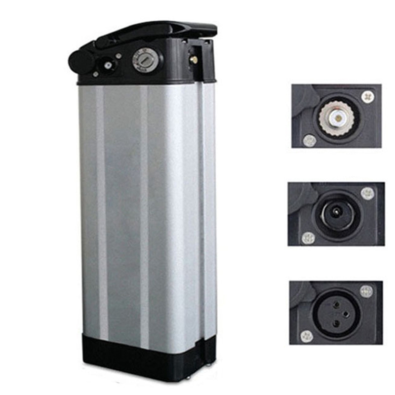 Elcykel plast lithium batteri boks 36v/48v/60v stor kapacitet 18650 holder kuffert cykel tilbehør