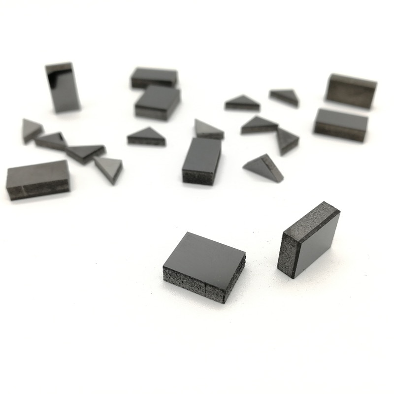 PCD Diamond Segments turning and boring tools brazed tips CBN lathe cutter blanks with tungsten carbide body