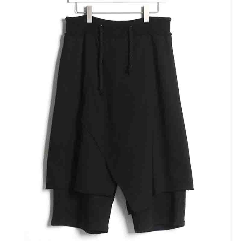 Chaopai homme coupe en couches jupe pantalon Harun pantalon pour les jeunes hommes pantalons décontractés