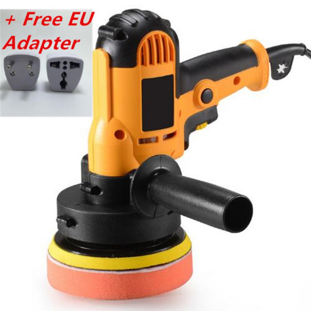 220V-230V 700W 5inch Car/home Electric Polisher Machine With EU Adapters 3700 RPM Polisher Buffer Sander Self-adhesive Disc