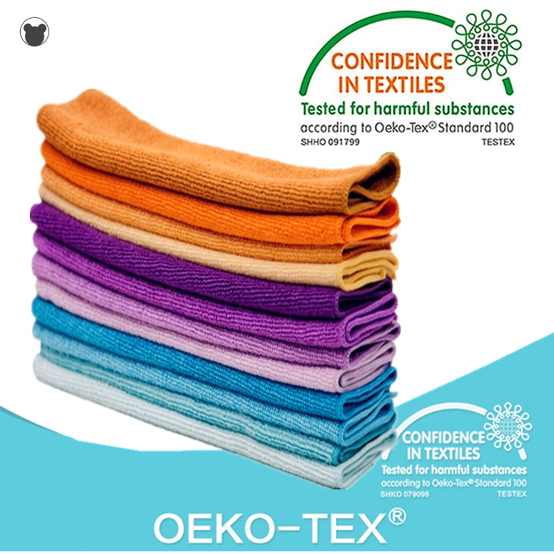 10 Stuks Microfiber Doek Keuken Handdoek Kleurrijke Vaatdoek Voor Thuis Servetten Schoonmaakdoekje Badkamer Rag
