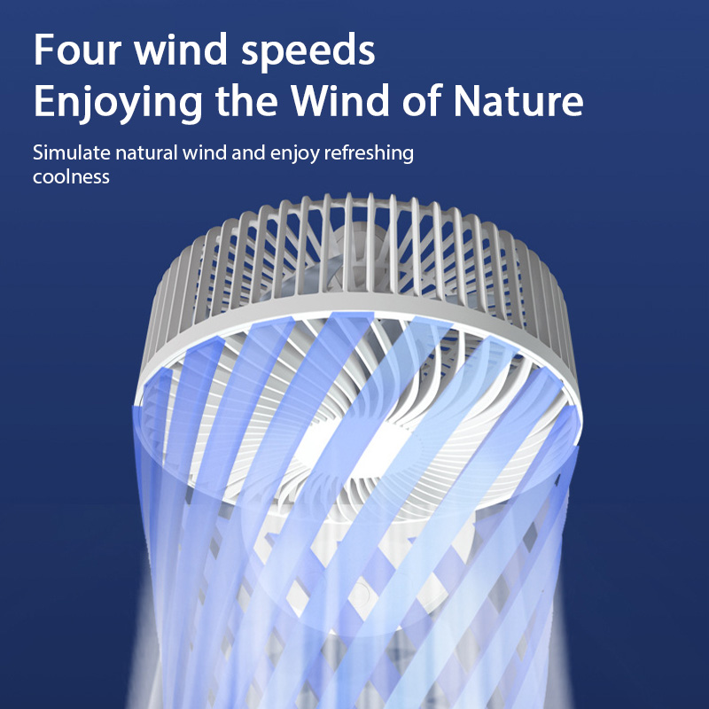 Usb Bureauventilator 4 Speed Verstelbare Desktop Tafelventilator Met Sterke Windstille Bediening In Hoogte Verstelbare Draagbare Ventilator Voor Kantoor