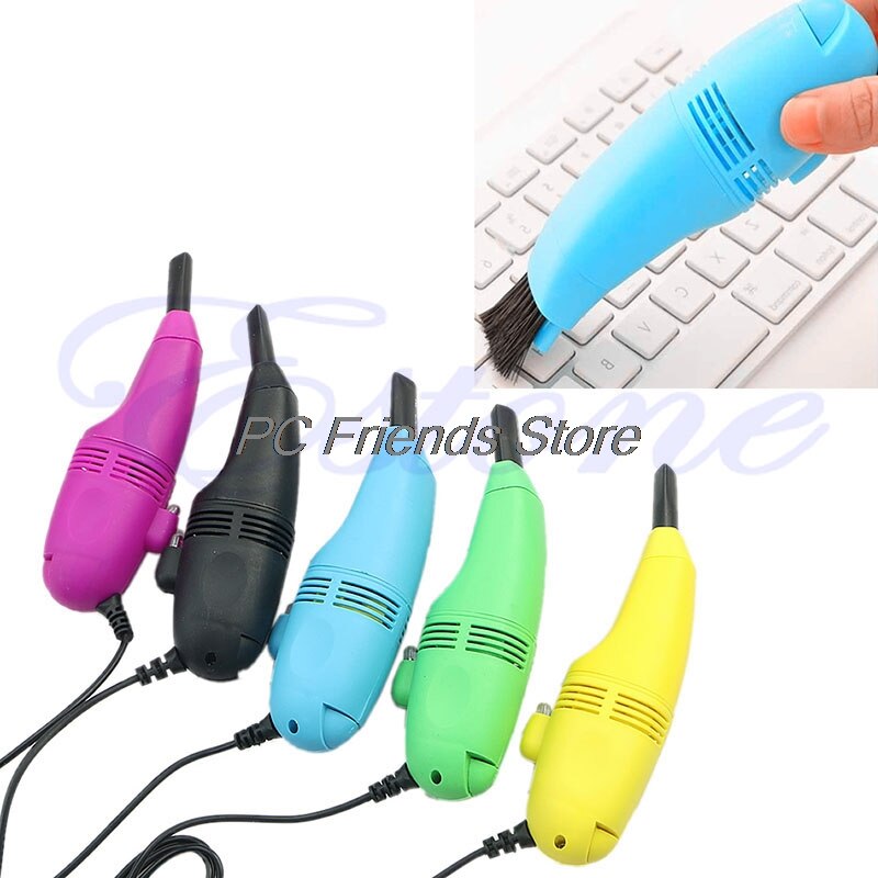 Mini Computer Vacuum USB Keyboard Cleaner PC Laptop Brush Dust Cleaning Kit-PC Friend