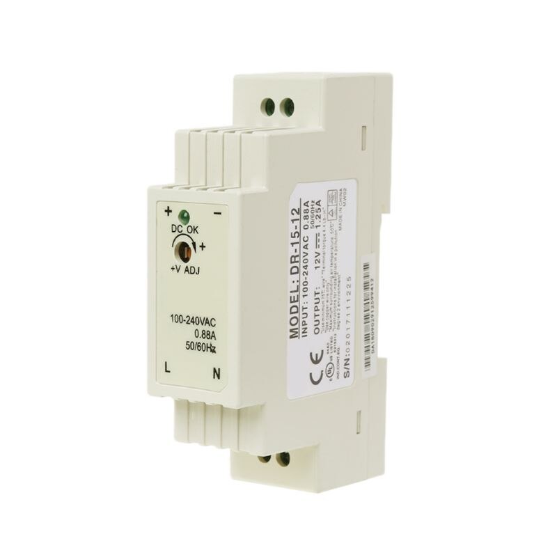 Industrial DIN Rail Switching Power Supply Input AC 100-240V Output 5V 12V 15V 24V U4LB