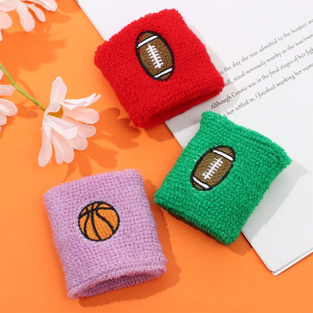 Muñequera deportiva de 6x6,5 cm para niños, muñequera deportiva para correr al aire libre, baloncesto, fútbol, Fitness, protección de muñeca, 1 pieza