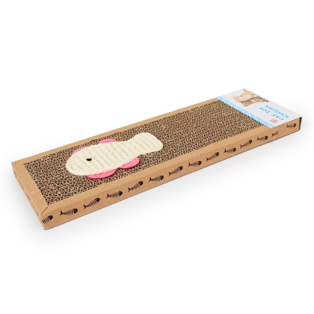 Cat Scratching Pad Pet Corrugated Cardboard Catnip Cardboard Scratcher Paper Pad Climbing Frame Scraper Mat Corrugated Board*5