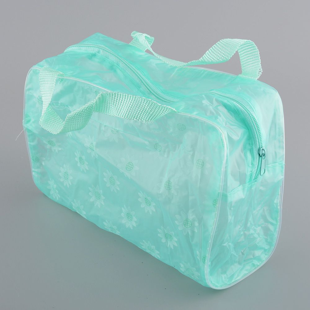 Portátil maquiagem toiletry saco de viagem lavagem cosméticos escova de dentes organizador acessório doméstico íntimo prático à prova dwaterproof água: green
