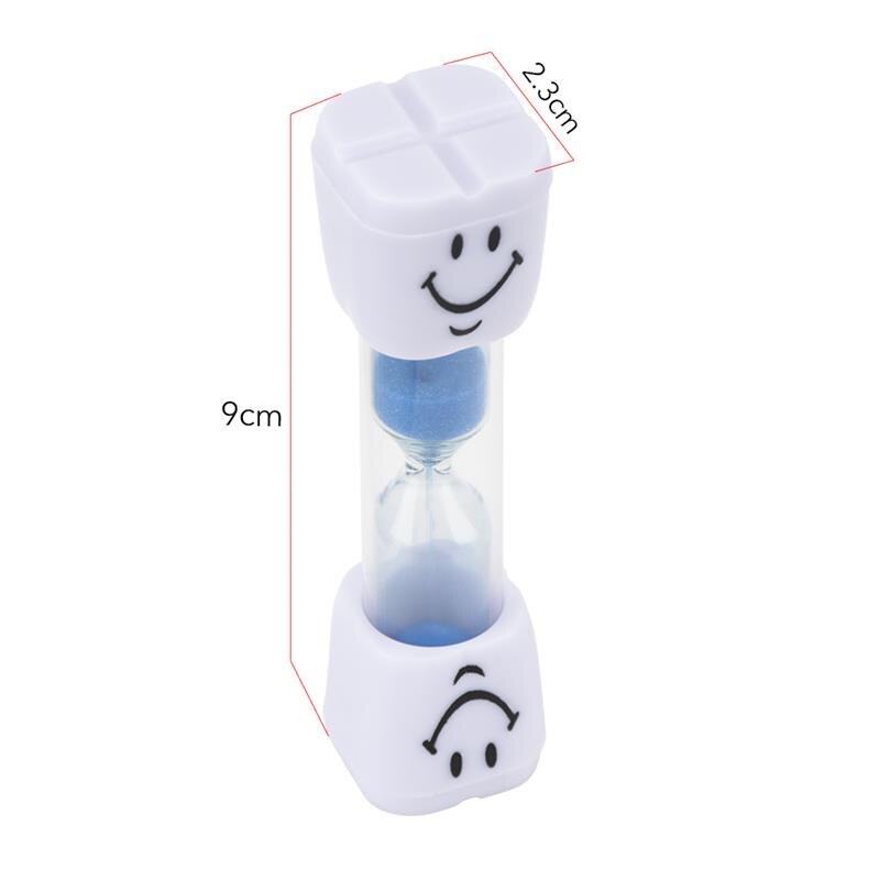 Kids Toothbrush Time Smiley Sand Timer For Brushing Kids Teeth Cartoon Smile Hourglass Brushing Timer 2 Minutes Blue