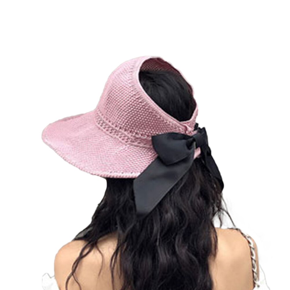 Women Girl Straw Hat Summer Cap Hand-Made Folding Beach Round Fisherman Basin Hat