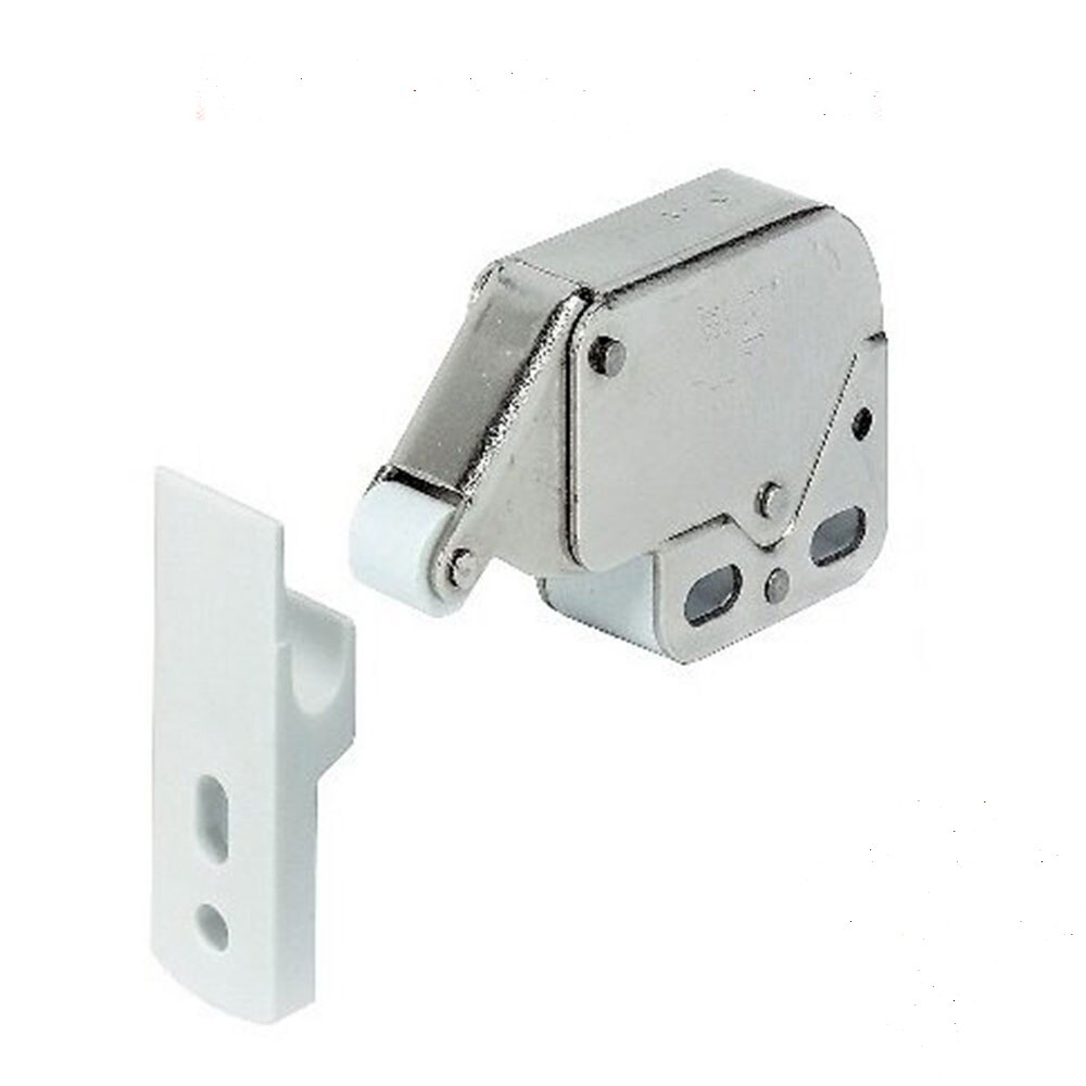 1/2Pcs Mini Push Spring Clip Door Lock Catch Latch Cabinets Automatic Spring Cupboard Lock with Keys for Furniture Hardware