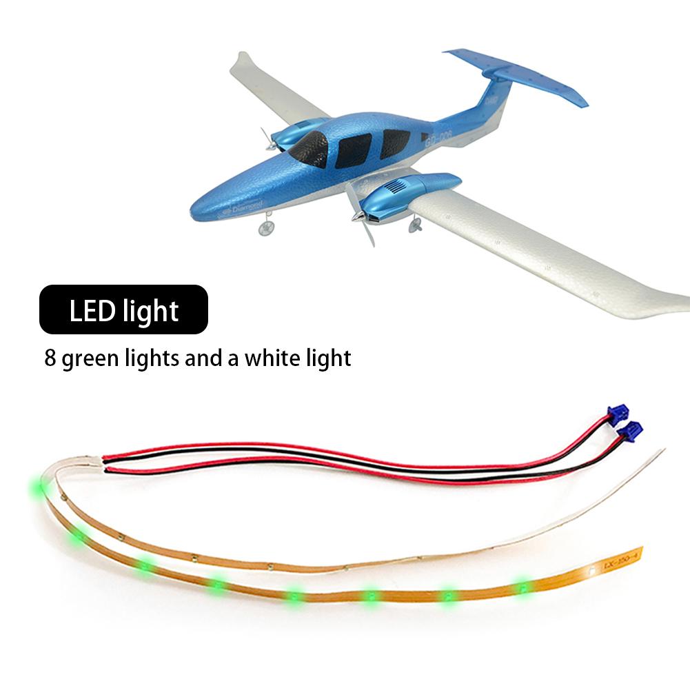 ah CONDOTTO La Luce per EPP RC Aereo Singola Doppia Lampada Lampeggiante Luce di Notte Lampade di Navigazione C17 GD006 Boeing 787