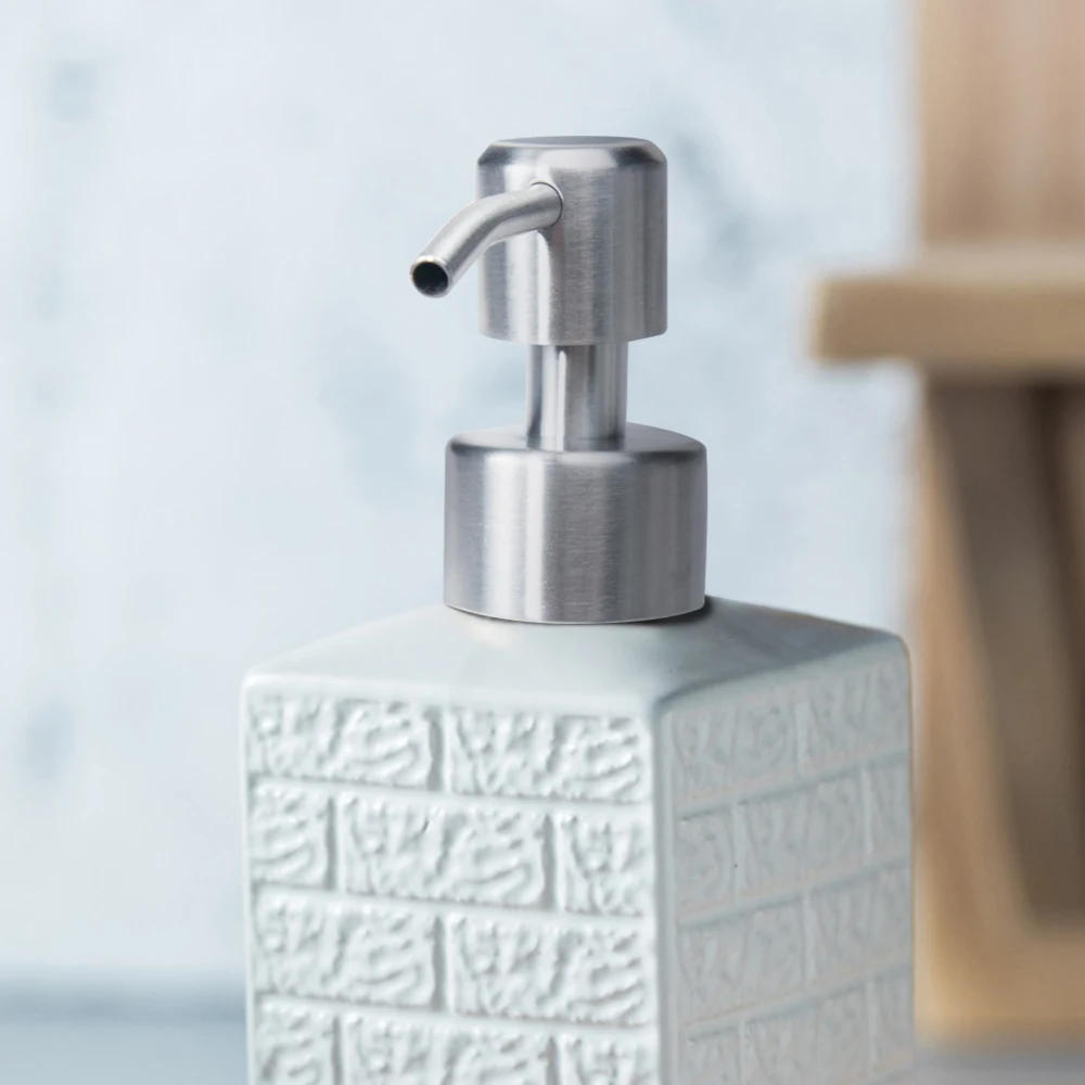 Hand Seife Spender Düse Küche Edelstahl Schaum Waschbecken Flüssigkeit Seife Spender Düse Zubehör Schlecht Lieferungen