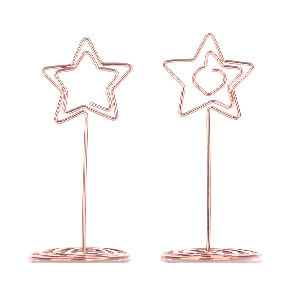 Note Clip Spring 3 PCs Five-pointed Star Note Clip Metal Spring Bot... – Vicedeal