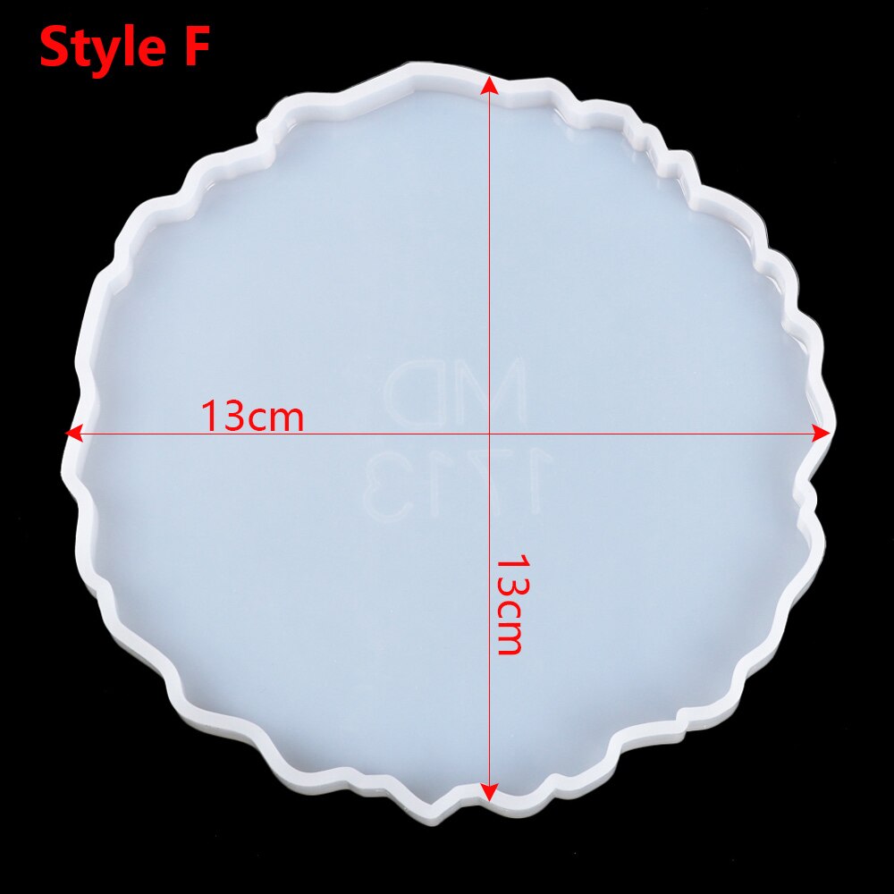 Transparent Fluid Arts Round Petri Dish Silicone Mold Round Coaster Epoxy Resin Art Supplies Make Your Own Coaster Resin Molds: Style F