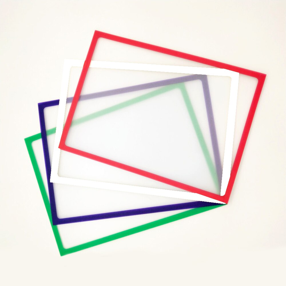 Magnetisk fil ram transparent pvc dokument display ram för  a4 storlek brevpapper fotobild arbetsschema