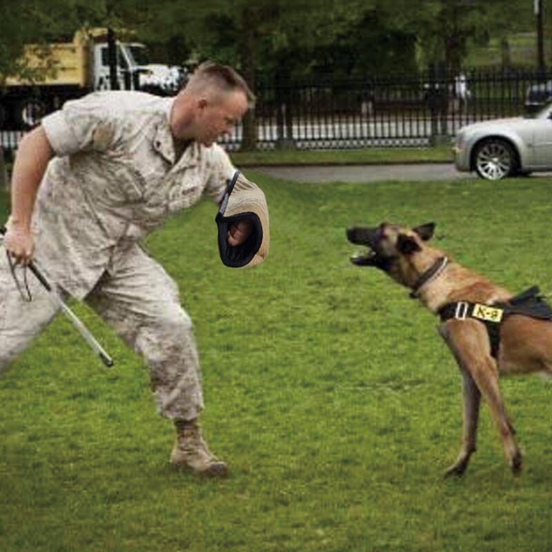 Extra Thickness Dog Training Sleeve Bite Tug Jute Bite Sleeve For Training Large Dog Work Dogs Shepherd Accessories Supplies