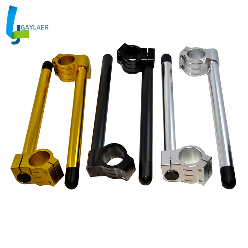 Motorfiets Racing Billet CNC 50mm Clip-On Stuur 7/8 "Bars voor Yamaha YZF R1 1998 r6 2005 ZX14 ZX10R ZX6R/RR