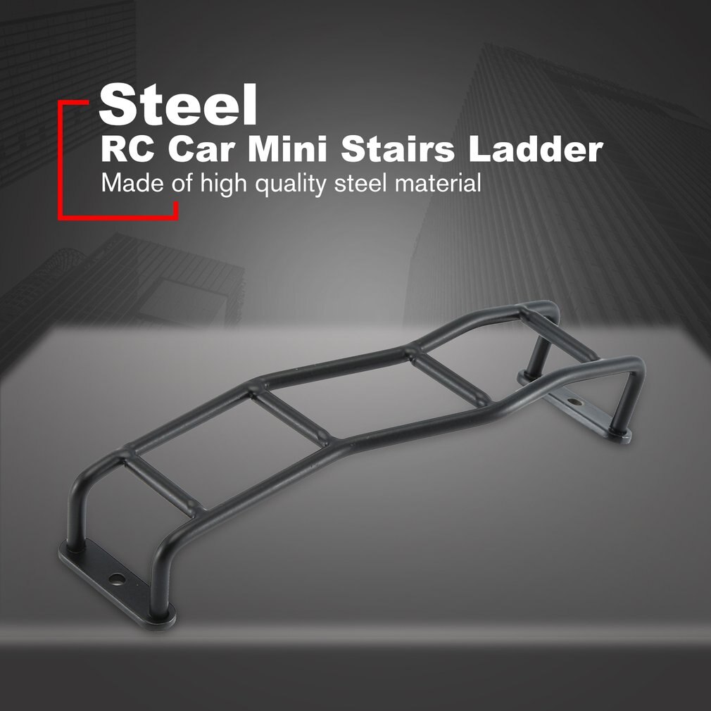 Rc Auto Metalen Mini Trappen Ladder Accessoires Voor Traxxas TRX4 TRX-4 Bronco SCX10 SCX10 Ii 90046 90047 1/10 Rc Crawler