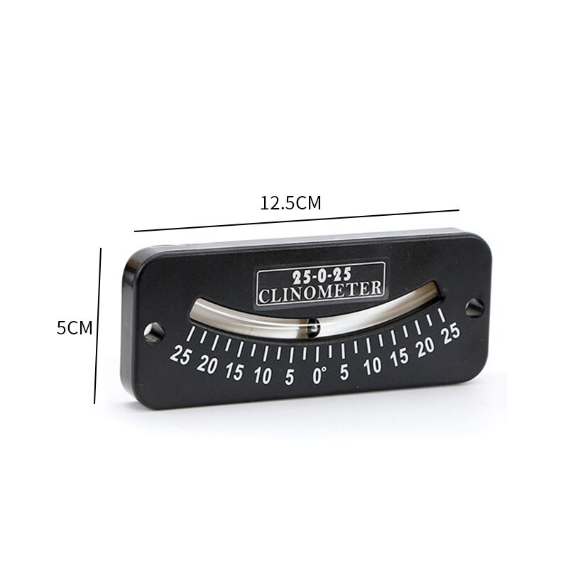 25-0-25/45-0-45 Inclinometer Mini Measuring Instrument Ship Inclinometer Clinometer Good: White