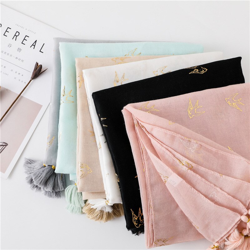 dyr skrive ut bomull skjerf til kvinne blomster svelg fugl pareo sarong badesuite dekke opp