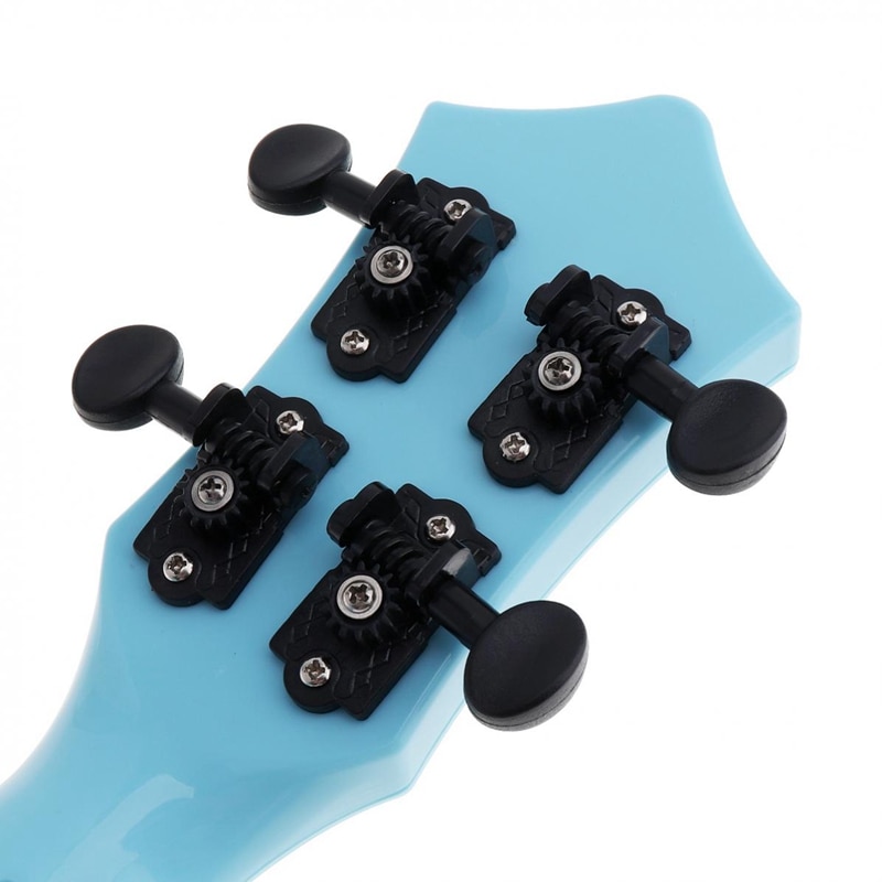 21 Inch Akoestische Ukulele Uke 4 Snaren Hawaii Gitaar Gitaar Instrument Voor Kinderen En Muziek Beginner Blauw