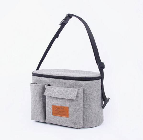 Updated Mother Expanded Bag Strollers Organizer Baby Basket Pushchair Diaper Nappies Bottle BAG: 2