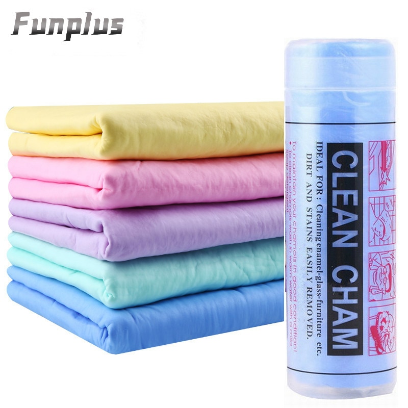 Oversize PVA 66x43x0.2cm Microfiber Car Care Wash Towel Super Absorption Cleaning Polishing Cloths Synthetic Suede Handkerchief