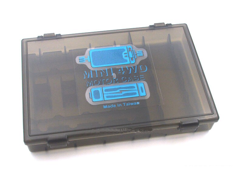 2Pcs Tamiya Mini 4WD Motor Case Batterij Box Storage Case Tool Box: 2pc gray
