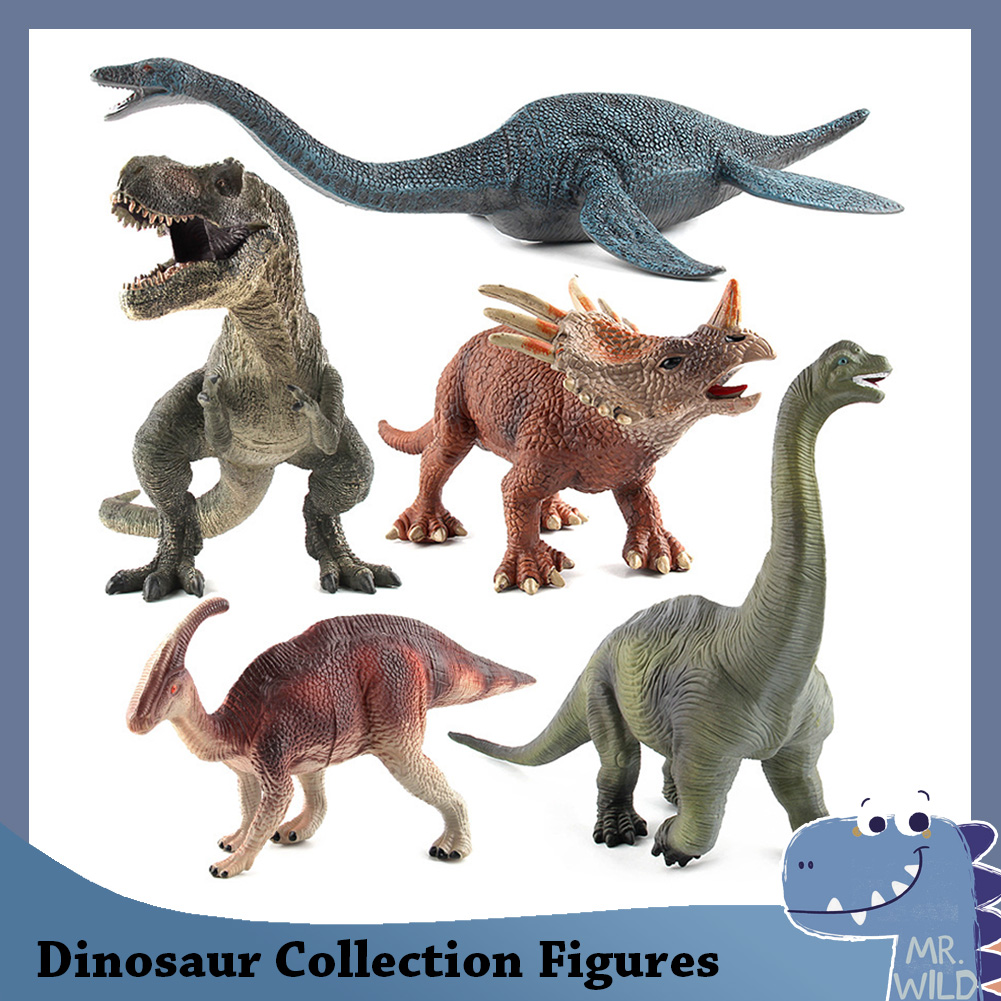 13 stili Action figure e giocattoli modello Brachiosaurus Plesiosaur Tyrannosaurus Dragon Dinosaur Collection collezione di animali modello giocattolo