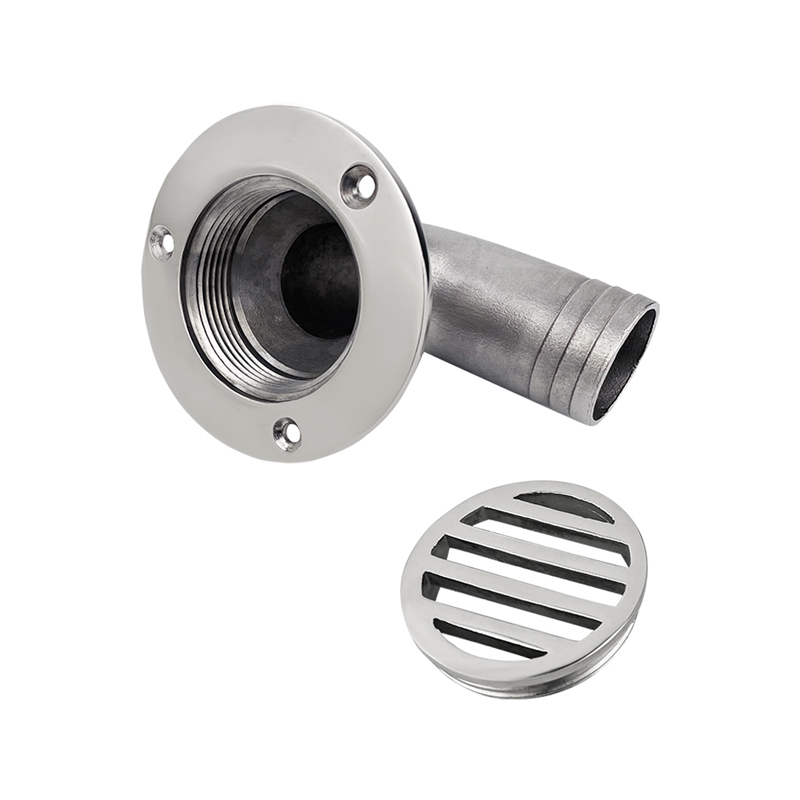 32MM/38MM Stainless Steel Floor Deck Cockpit Drain Scupper Boats Removable Cover Sewerage Drain
